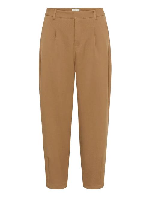 Kamerle Pants Cropped Kaffe Brown