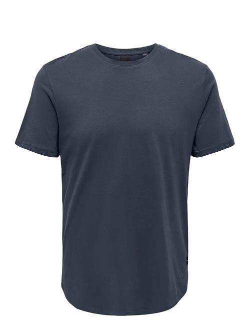 Onsmatt Longy Ss Tee Noos ONLY & SONS Navy