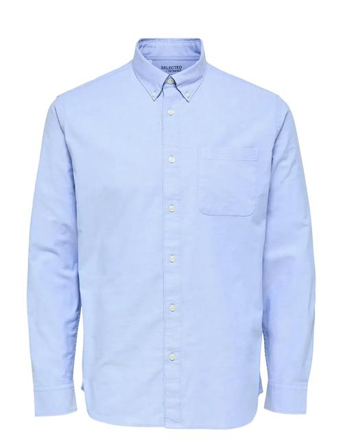 Slhregrick-Ox Shirt Ls Noos Selected Blue