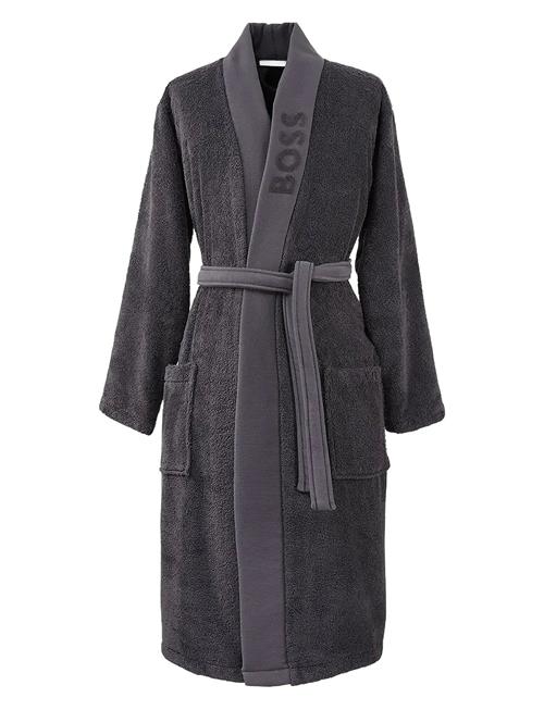 Plain Bath Robe Boss Home Grey