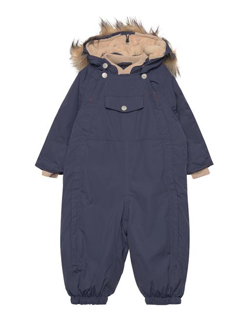 Matwisti Fleece Lined Snowsuit Fake Fur. Grs MINI A TURE Navy