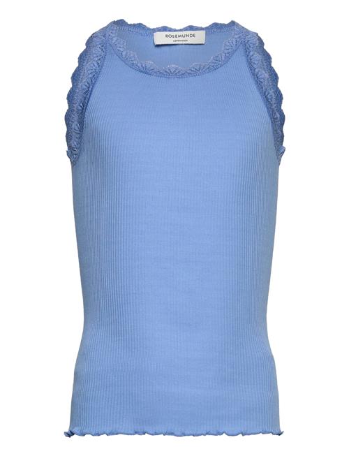 Rkbalta Sl Tank Top W/Lace Rosemunde Kids Blue