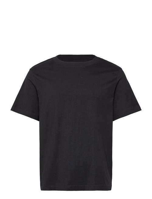 Short Boxy Heavyweight T-Shirt Weekday Black