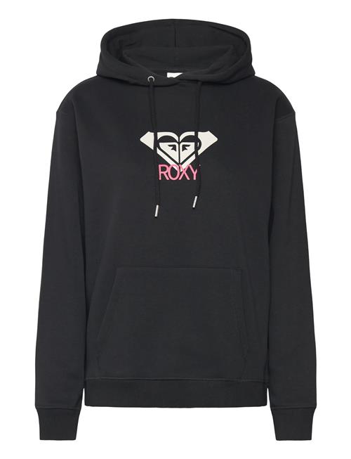 Surf Stoked Hoodie Brushed Art Roxy Black