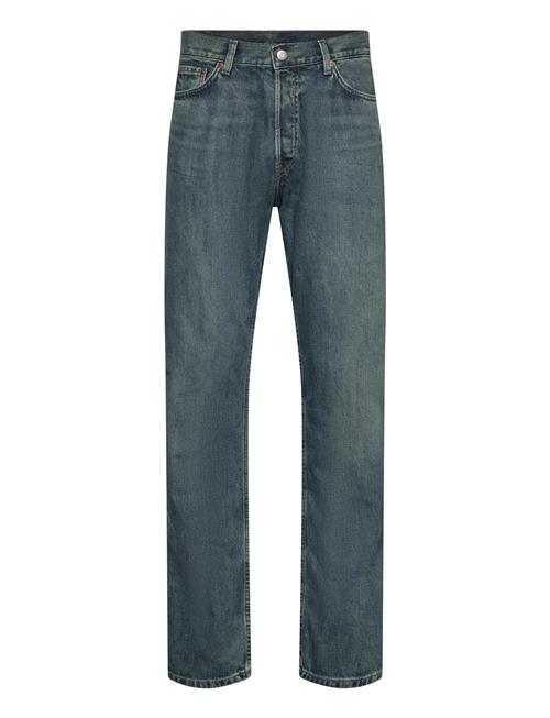 Space Relaxed Straight Leg Jeans Weekday Blue
