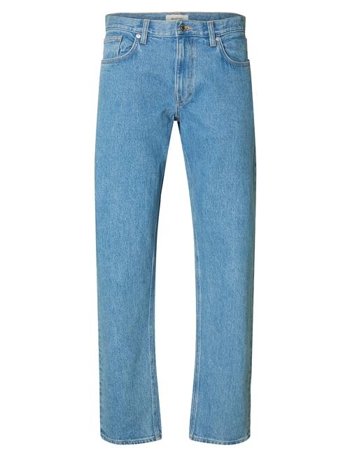 Slh196-Straight Ben Kori Jeans Noos Selected Blue