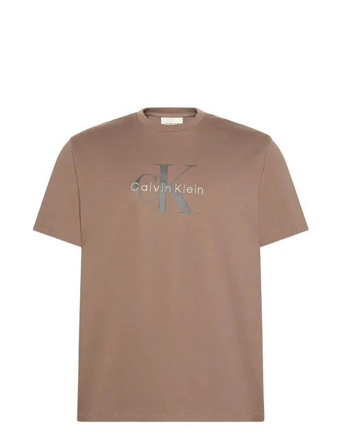 Ss Hero Monologo Tee 20S Calvin Klein Jeans Brown