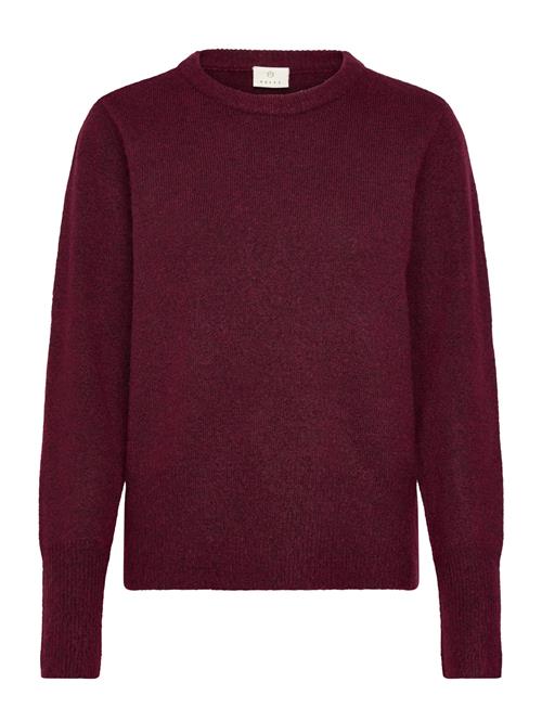 Kaniel Crew Neck Pullover Kaffe Burgundy