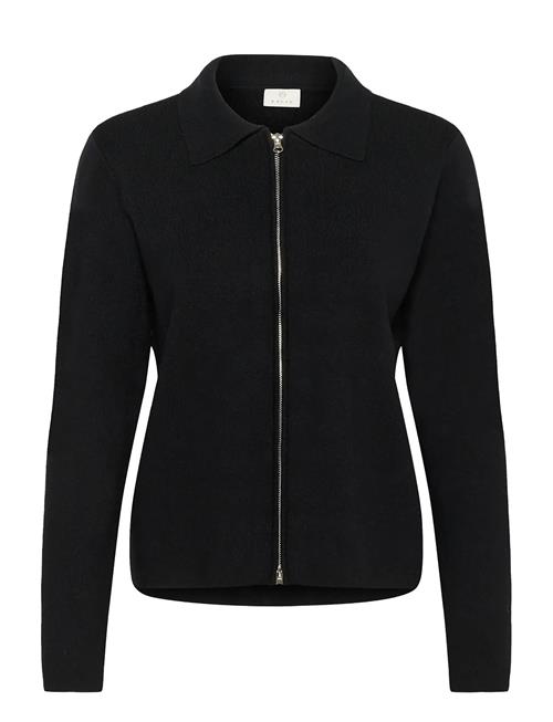 Kavisja Polo Cardigan Kaffe Black
