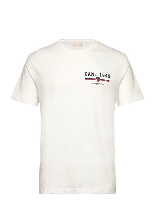 Graphic Ss T-Shirt GANT White