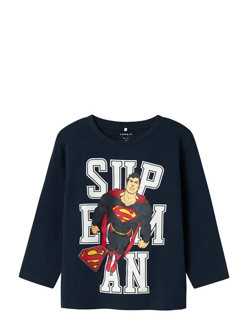 Nmmjunes Superman Nreg Ls Top Wab Name It Navy