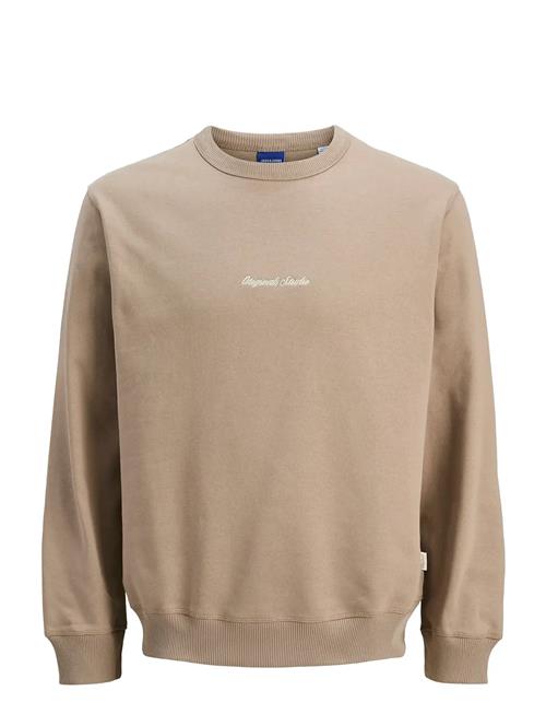 Jack & Jones Jornorrebro Emb Sweat Crew Noos Jack & J S Beige