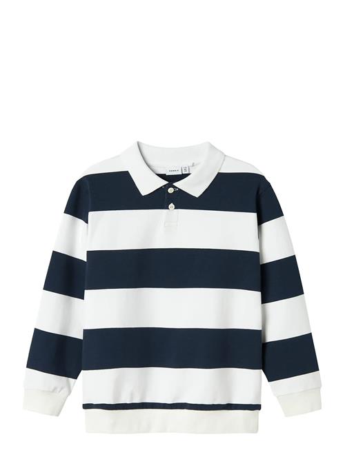 Nkmleopold Ls Nreg Sweat Unb Name It Navy