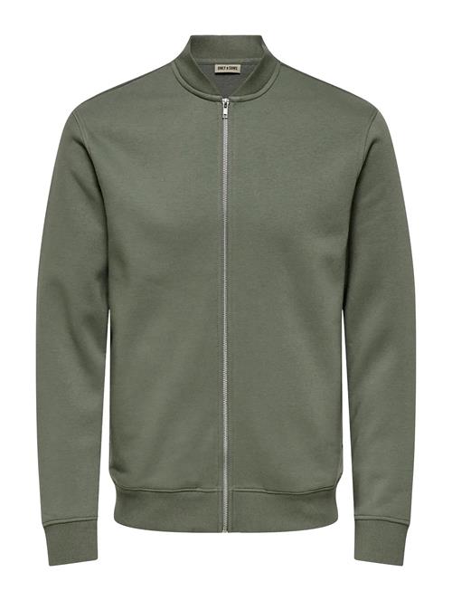 Onsceres Reg Zip Bomber Jck Noos ONLY & SONS Khaki