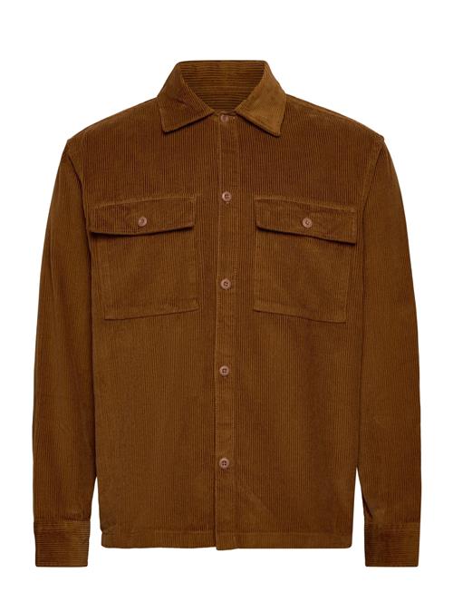 Jack & Jones Jjeperfect Corduroy Overshirt Ls Sn Jack & J S Brown