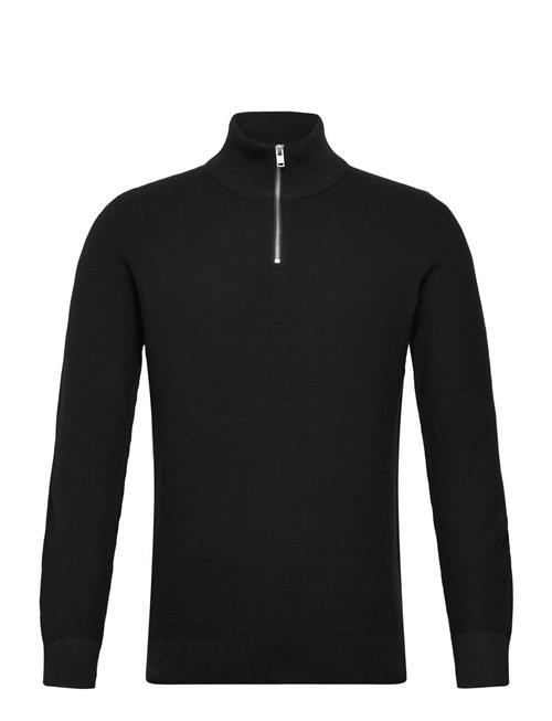 Recycle Structure Knit 1/2 Ziprecycle Structure Knit 1/2 Zip Lindbergh Black
