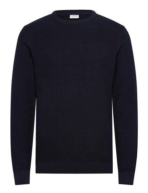Recycle Structure Knit Jumperrecycle Structure Knit Jumper Lindbergh Navy