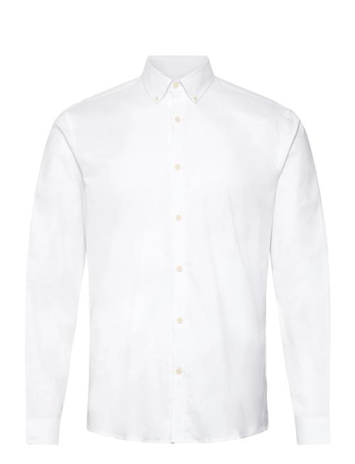 Yarn Dyed Oxford Superflex Shirt L/Yarn Dyed Oxford Superflex Shirt L/S Lindbergh White