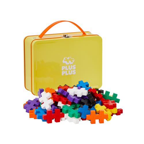 Plus-Plus BIG Yellow Metal Suitcase - 70 pcs One Size  Gul  One Size 1 Y+ unisex