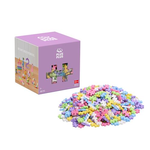 Plus-Plus Pastel Color Mix - 600 pcs One Size  Lilla  One Size 5 Y+ Unisex