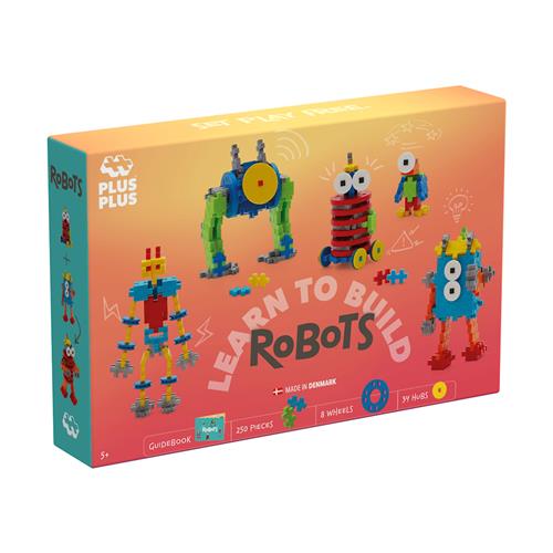 Plus-Plus Learn To Build Robtos  One Size  Orange.  One Size 5+ Years unisex