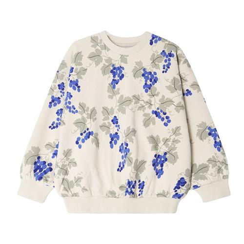 garbo&friends Sweatshirt Grapes Blue 122/128 cm  Blå  122/128 cm  Unisex