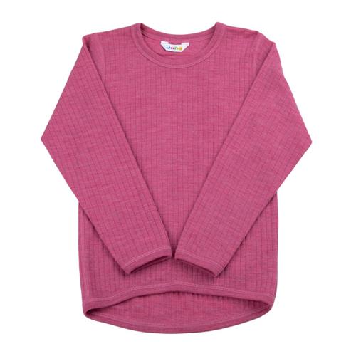 Joha Langærmet T-shirt Pink 100 cm Wool Lyserød  100 cm  unisex