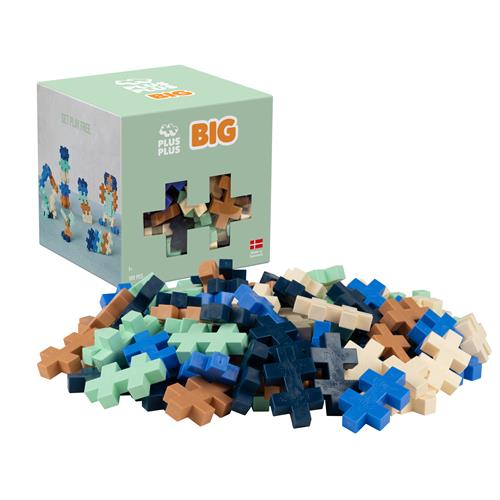 Plus-Plus BIG Breeze Color Mix - 100 pcs One Size  Blå  One Size 1 Y+ Unisex