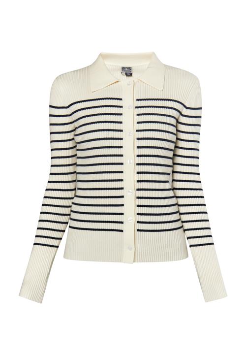Se DreiMaster Maritim Cardigan  marin / uldhvid ved About You