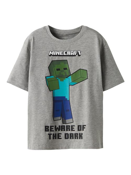 NAME IT T-shirt Minecraft Sumba Grey Melange