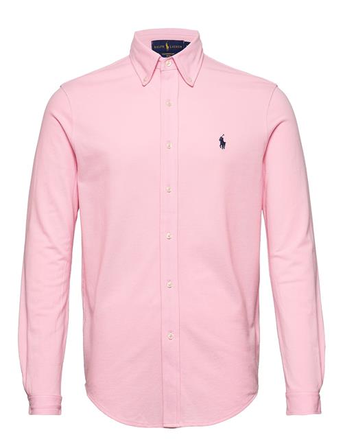 Featherweight Mesh-Lsl-Knt Polo Ralph Lauren Pink