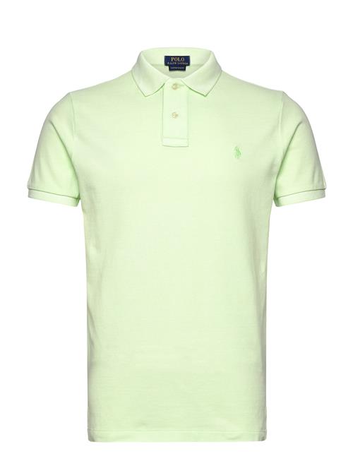 Custom Slim Mineral-Dyed Mesh Polo Shirt Polo Ralph Lauren Green