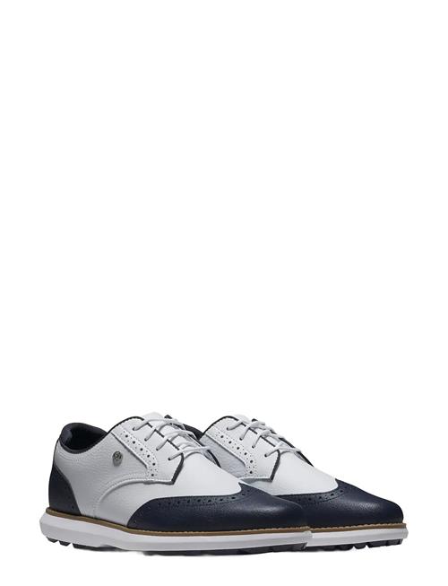Se Wn Fj Traditions Spikeless FootJoy White ved Booztlet