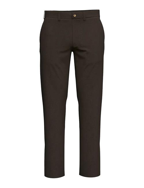 Slh196-Straight New Miles Flex Pant Selected Brown