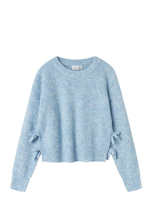 Nkflinnea Ls Loose Short Knit Name It Blue