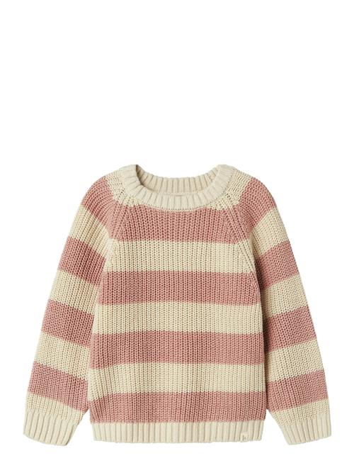 Nmfemlen Ls Knit Stripe Lil Lil'Atelier Pink