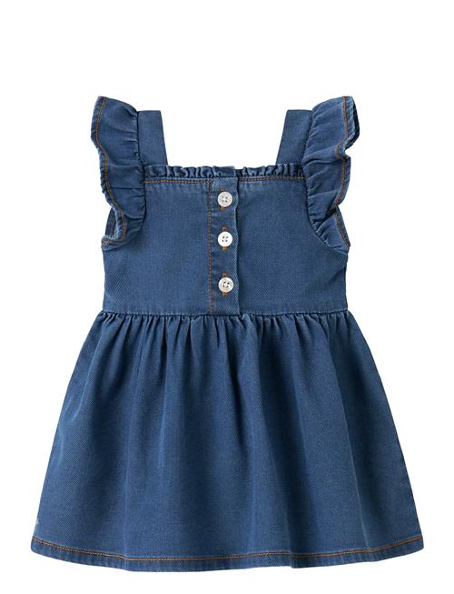Nbfmorgan Dnm Frill Dress 1272-Yb K Name It Blue