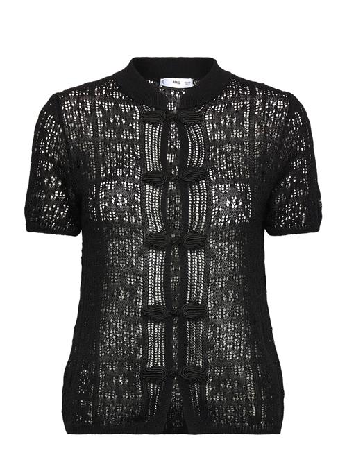 Crochet Cardigan With Toggle Buttons Mango Black