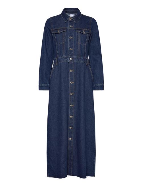 Vmmolly Ls Ank Denim Dress Vero Moda Blue