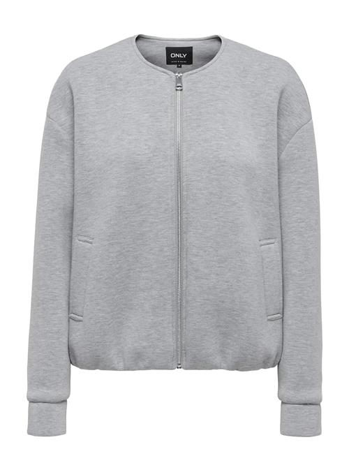 Onljudith Life O-Neck Scuba Jacket Otw ONLY Grey
