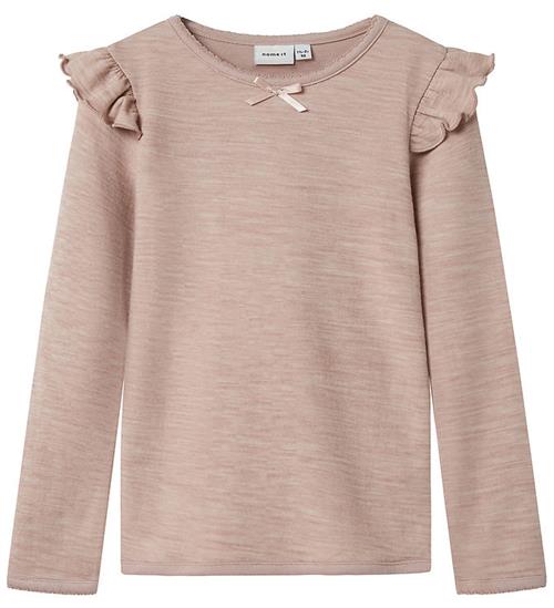 Name It Bluse - Uld - NmfWyla - Shadow Gray