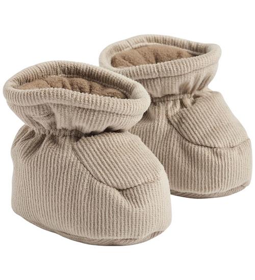 Wheat Overtrækssko m. Fleece - Fløjl - Fuffa - Grey Stone