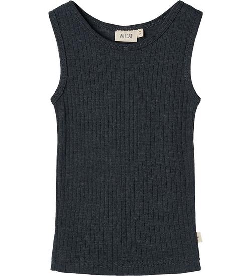 Wheat Undertrøje - Uld/Silke - Rib - Iggy - Navy