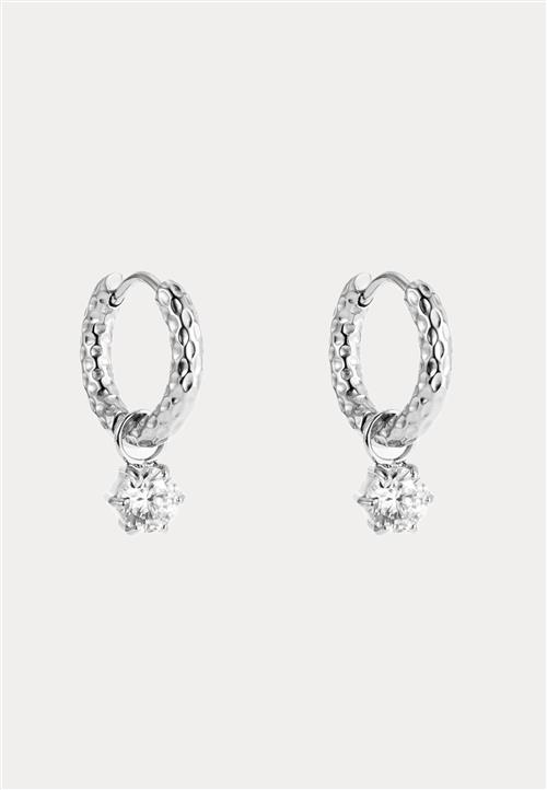 BY JOLIMA Como Hoop Earring Crystal
