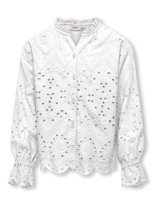 ONLY GIRLS Bluse 'KOGCLEO'  hvid
