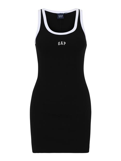 Gap Petite Kjole  sort / offwhite