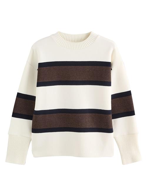 Next Pullover  mørkebrun / sort / naturhvid