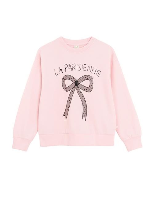 Cool Club Sweatshirt  lyserød / sort
