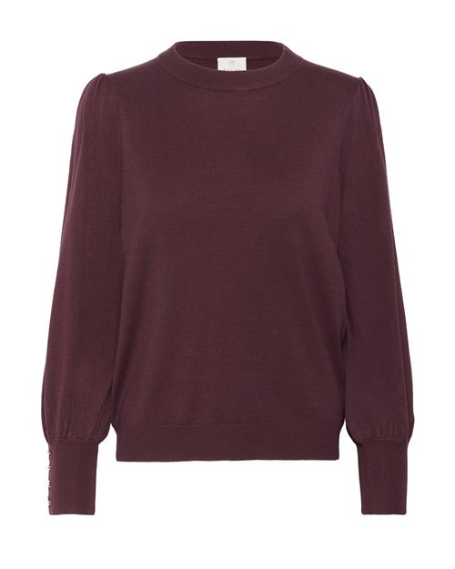 Kaffe Pullover 'Lizza'  carminrød
