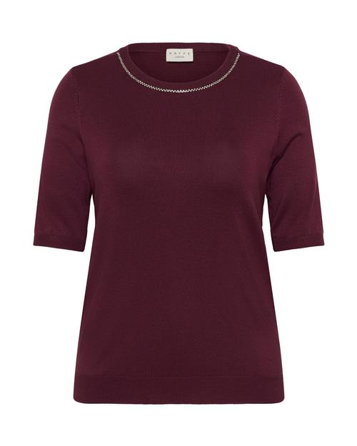 KAFFE CURVE Pullover 'Carla'  bordeaux